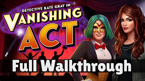 AE Mysteries: Vanishing Act FULL Walkthrough (+ Secret.